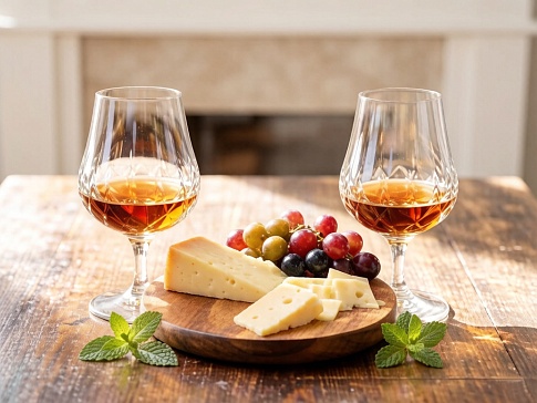 Polishing filtration of cognacs and cognac drinks